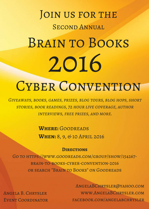 Brain to Books Cyber Convention flyer