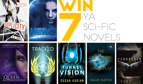 Win 7 YA sci-fi novels, signed by the authors!