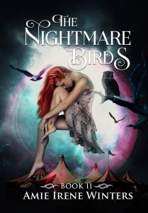The cover of Nightmare Birds, book two in the Strange Luck series by Amie Irene Winters