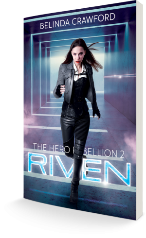 The cover of Riven (The Hero Rebellion 2)
